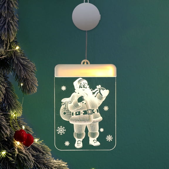 Gcvizuso Christmas Lights, String Lights, Christmas Window Lights LED Hanging Curtain Light Garland Tree Decoration
