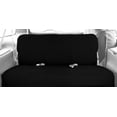 thumbnail image 2 of CalTrend Rear Solid Bench Tweed Seat Covers for 2012-2016 Nissan Versa - NS188-01TA Black Insert and Trim, 2 of 2