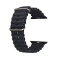 thumbnail image 1 of Correa Para Apple Watch Silicon Oceano Series Se/6/7/8/ultra Negro, 1 of 5