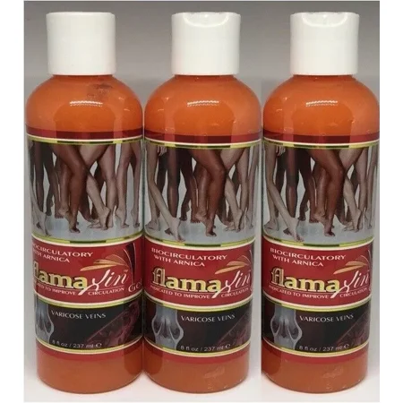 3 Flamaxin Varicose Veins Gel Bio Circulatory Anti Inflammatory Varices Cream