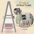 thumbnail image 6 of Qaba Easel for Kids, Art Easel with Paper Roll, Double Sided Whiteboard & Chalkboard with Painting Paper Stand, 2 Storage Boxes, 6 of 9