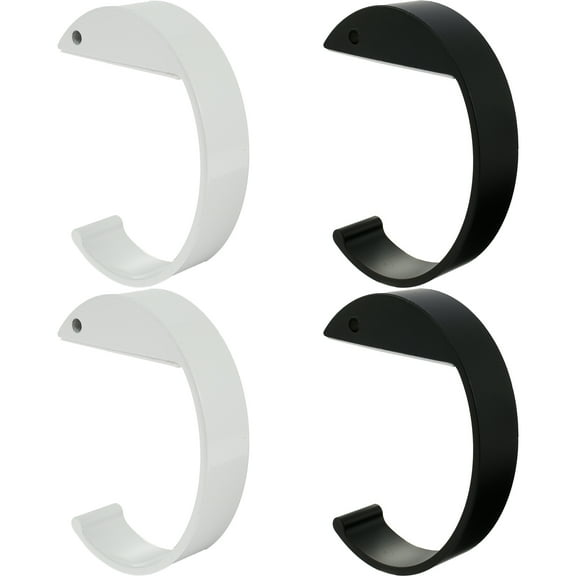 FUYGRCJ 4PCS Purse Hooks for Tables,Handbag Hanger for Desk Can Hook Bag Purse Hook for Desk Heavy Duty High-Strength Alloy Materials Can Hanger Various Heavy Items ("C" Shape)