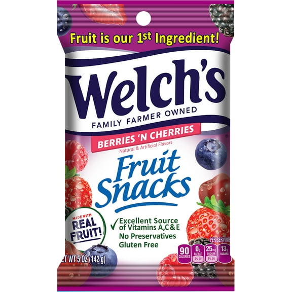 Welch's Berries 'N Cherries Fruit Snacks 5oz