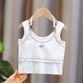 thumbnail image 5 of Eltusu Girls Tank Tops, Crewneck Fashion Summer Holiday Sleeveless Shirts White Size 10-12 T, 5 of 6