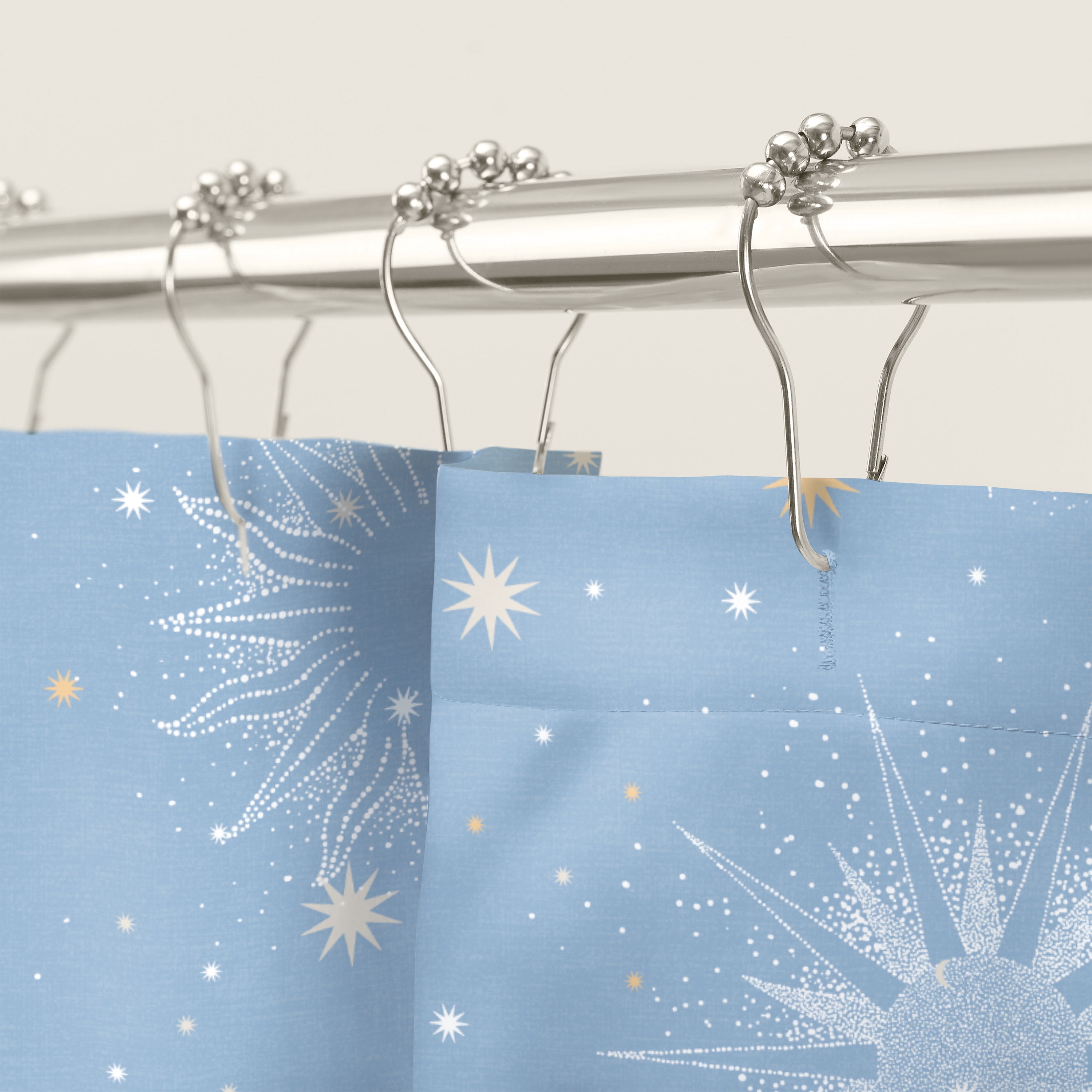 Lemon Tree Uriel 72x72 Blue Shower Curtain