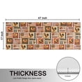 thumbnail image 5 of Kitchen Rugs Sets Of 2,Patchwork Chicken Pattern Anti Fatigue Kitchen Mat Rugs Non Slip Washable,Decorative Kitchen Floor Mats for Kitchen,Sink,Laundry,17"X47", 5 of 5
