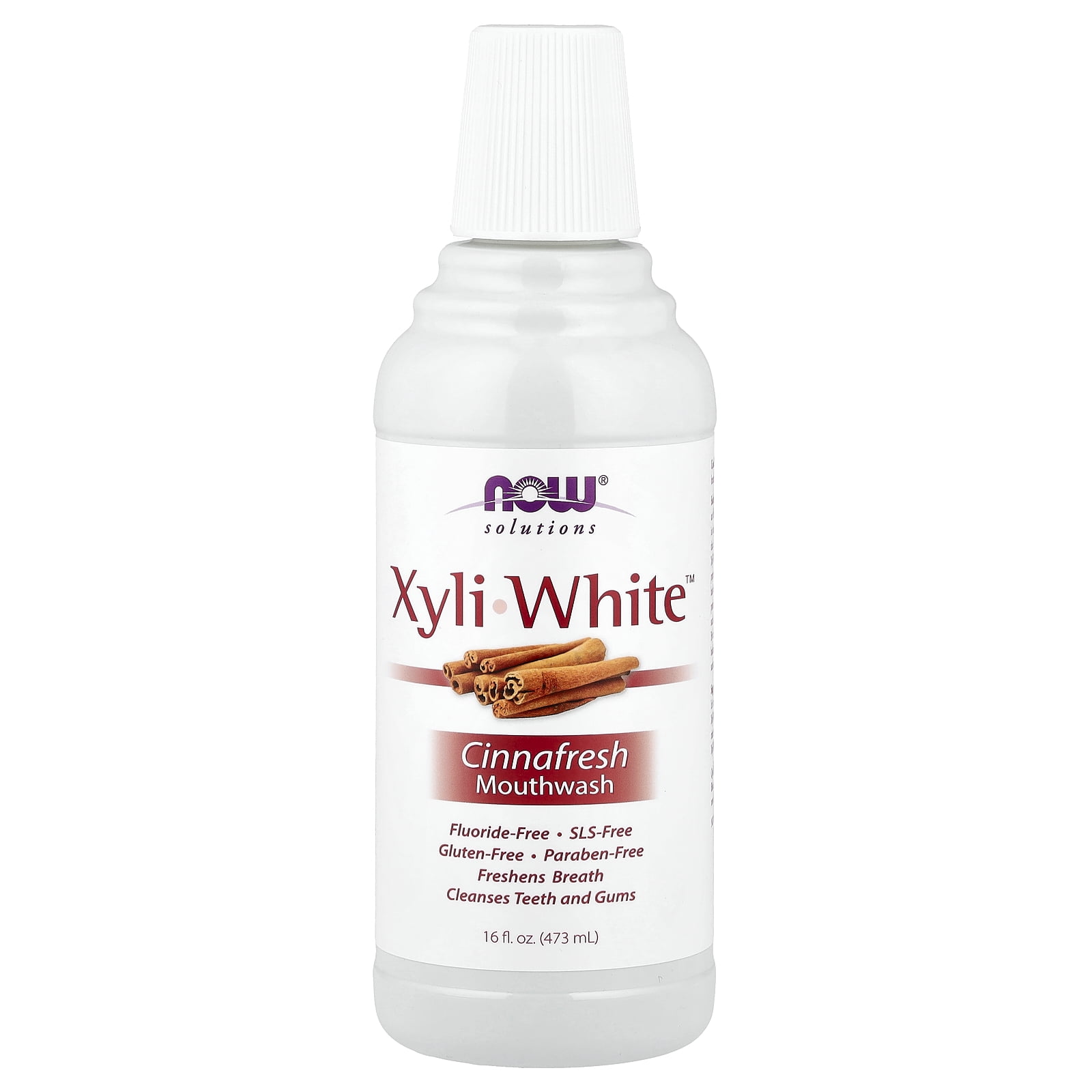 NOW Foods Solutions, XyliWhite™ Mouthwash, Cinnafresh, 16 fl oz (473 ml)