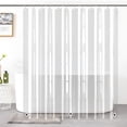 thumbnail image 5 of AUQ 2026 New Shower Curtain Liners Mildew Resistant 12 Gauge Shower Curtain Shower Liner Clear Shower Curtain Liner Long 72" X 84" for Bathroom,Shower,Home,Hotel,Guest Bath, 5 of 7