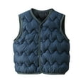 thumbnail image 2 of ATOGUTA Kids Down Vest Lightweight Sleeveless Jacket Fall Winter Puffer Down Vest for Boys Girls Size 1T-7, Navy, 2 of 5