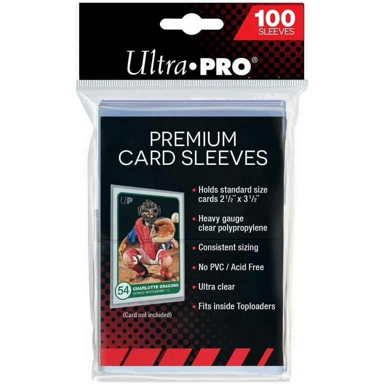Archival Acid Free Trading Card Sleeves Ultra Pro 20 Packs Of 100 Clear Card  Sleeves - 2,000 Total Sleeves For 2.5 X 3.5 Cards 2000 Card Sleeves Bulk  Pack