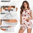 thumbnail image 5 of Yuyamidu Strawberry Daisy Tennis Golf Dress for Women Size S Moisture-Wicking Workout Golf Dresses with Shorts and Inner Pocket Anti Wrinkle Tennis Dress for Women, 5 of 7