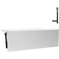 thumbnail image 6 of Streamline GA-308-18-BGL 60 in. x 32 in. Acrylic Left-Hand Drain Alcove Bathtub in Glossy White With External Drain in Brushed Gold, 6 of 7