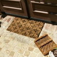 RubberCal "French Country Doormat Kit" 2 Coco Coir Doormats and 1