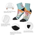 thumbnail image 3 of Goofa Kawaii Sushi Characters Delight Pattern Non Slip Socks with Grips for Elderly, Crew Socks Yoga Hospital Socks Cushioned Sole Gripper Socks for Men Women, 3 of 5
