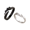 thumbnail image 1 of Pareja de anillos a juego para el hombre la mujer personalizada ajustable Sol Luna Anillo Set Ángel Diablo anillos abiertos Pareja de anillos de promesa a juego para el novio novia regalos, 1 of 8