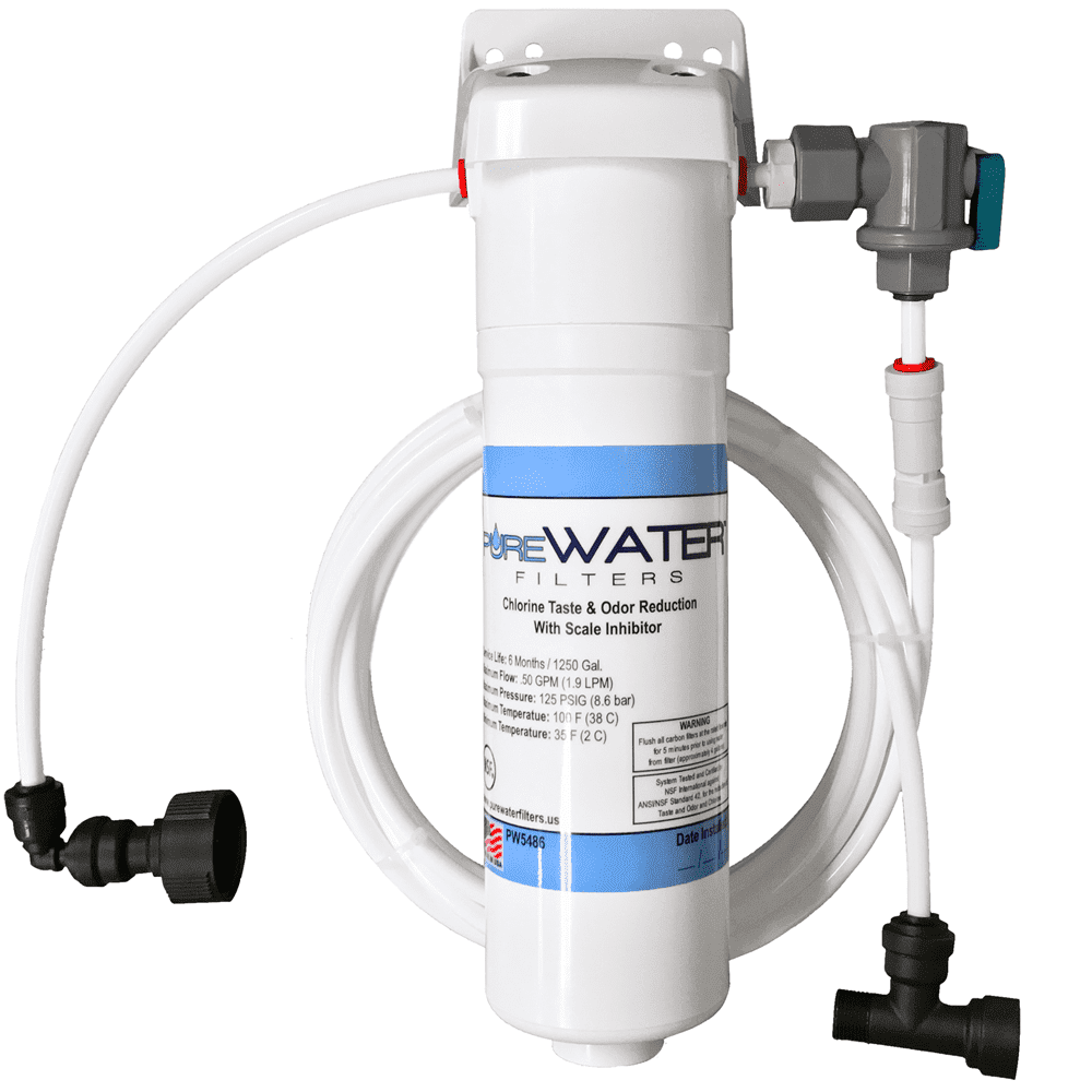 Keurig KQ8A Water Filter System for Direct Water Line Plumb Kit Hookup