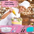 thumbnail image 7 of Cake Decorating Supplies Kit, 216PCS Baking Tools Set for Cakes, Cake Decorating Tools with Cake Turntable Stand,Icing Piping Nozzl, 7 of 7