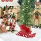 thumbnail image 4 of Trineo de Navidad Decoración de escritorio Decoraciones para el hogar Decoración de trineo de Navidad Adorno de trineo de plástico Trineo colgante de árbol de Navidad Adorno de trineo de Navidad, 4 of 8