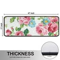 thumbnail image 5 of Kitchen Rugs Sets Of 2,Pioneer Flower Floral Print Pattern Anti Fatigue Kitchen Mat Rugs Non Slip Washable,Decorative Kitchen Floor Mats for Kitchen,Sink,Laundry,17"x47"+17"x47", 5 of 5