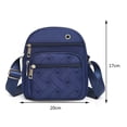 thumbnail image 3 of Bolsa bandolera de mujer de moda de madre de edad avanzada de mediana edad para el trabajo (azul oscuro) Sywqhk Para Estrenar, 3 of 8