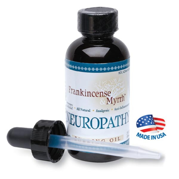 Frankincense & Myrrh Neuropathy Rubbing Oil 2 fl oz Liquid