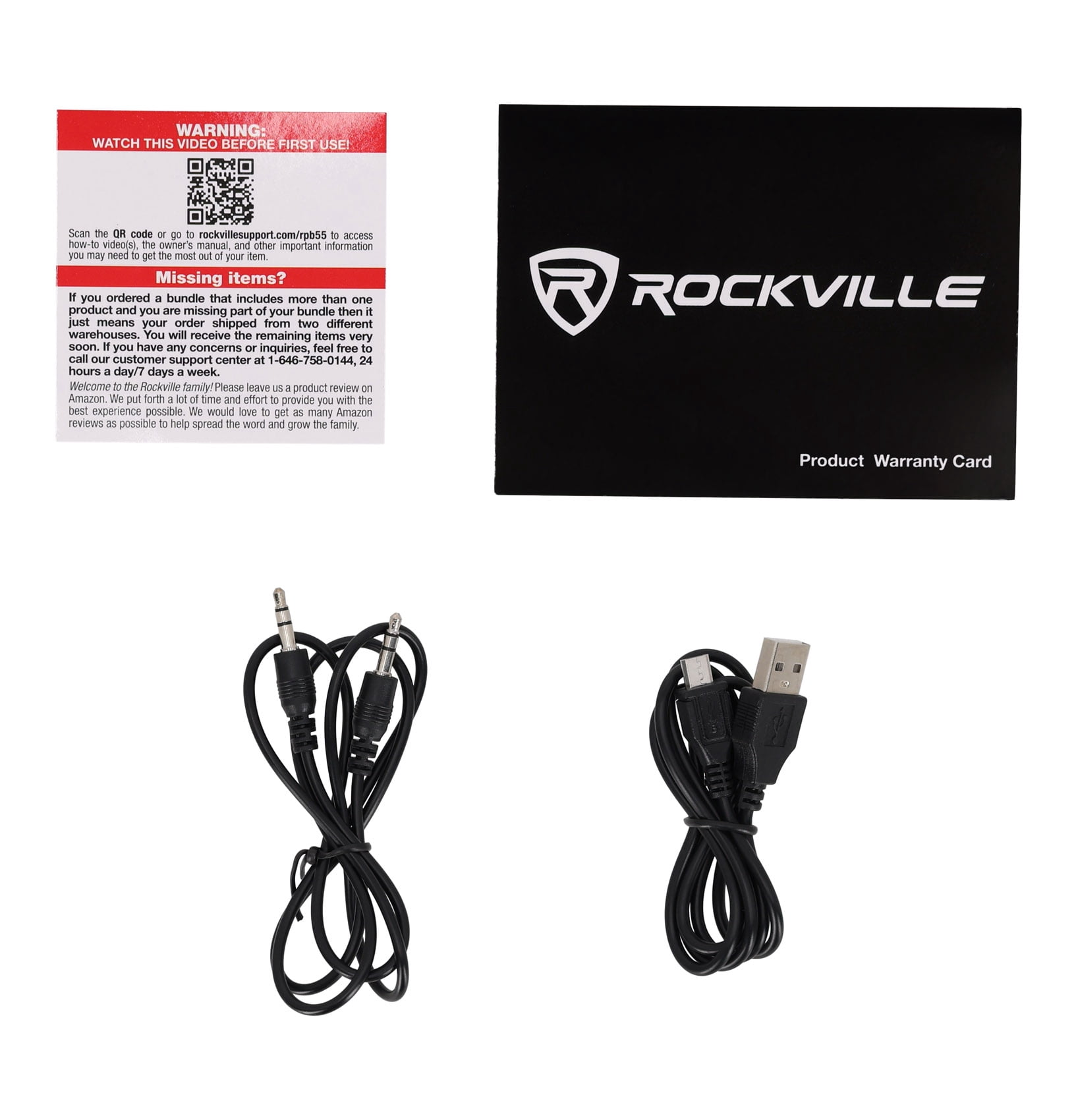 Rockville RPB55 Large/Loud Portable Bluetooth Speaker with Deep Bass+Big Battery