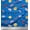 Medium Blue, variant on Soimoi Brown Cotton Duck Fabric Moon,Insect & Panda Face Kids Decor Fabric Printed BTY 42 Inch Wide