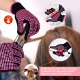 thumbnail image 3 of HAHADAXA Heat Gloves for Hair Styling, 2Pcs Professional Heat Resistant Gloves Silicone Heat Mat 6pcs Hair Clips and 2pcs Styling Comb for for Curling Iron Wands Flat Iron, 3 of 7