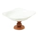 thumbnail image 1 of Frutero con base para llaves, bandeja para servir con base estable, plato decorativo para marrón, 1 of 8