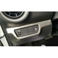 thumbnail image 3 of Pour Kia Forte 2019-2021 Garniture de Bouton de Commutateur de Phare Intérieur Argent Mat, 3 of 4