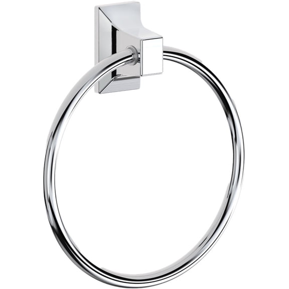 Sunrise Towel Ring, Polished Chrome
