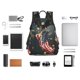 thumbnail image 4 of Disketp North American Bald Eagle1 Mochila Ligera e Impermeable, Mochila de Día Resistente para Viajes, Senderismo y Uso Diario para Hombre y Mujer, 4 of 7