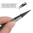 thumbnail image 5 of Uxcell Precision Ceramic Tweezer 5" Stainless Steel ESD Tweezers Anti-Static Pointed Head, 5 of 6