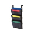 thumbnail image 3 of Deflect-o OPS104 Letter Hanging File System 25" Height x 12.6" Width x 3.9" Depth - 3 Pocket(s) - Black, 1 Each, 3 of 7