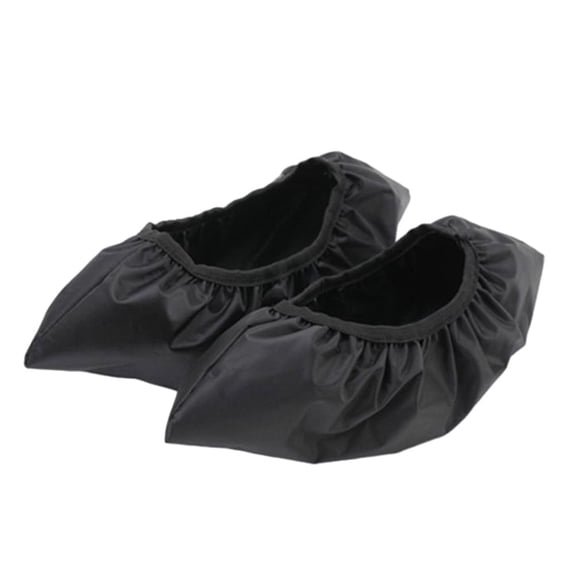 2-Piece Roller Skate Wheel Covers, Oxford Cloth Protective Covers for Inline Skates up to Size 45, Black