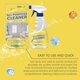 thumbnail image 5 of Kitchen Cleaning Spray Powerful Grease Remover | All-Purpose Lemon Scent Deodorizer | Stubborn Stain Cleaner | Streak-Free Finish | Safe Surfaces | 120ml Bottle, 5 of 9