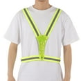 thumbnail image 1 of Bande de Gilet Réfléchissante, Attache LED Gilet Réfléchissant Engrenage de Course 3 Modes d'Éclairage Pratique pour Travail Extérieur Vert, Orange Rouge, Jaune, 1 of 8