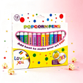 thumbnail image 3 of Popcorn Pens Puffy 12-Color Magic Markers Set - 3D Puffy Paint Drawing Pens for DIY Crafts, Heat-Expanding Bubble Art Supplies for Card Making, Journaling & Creative Play, Great Gift for Craft Lovers, 3 of 5