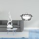 thumbnail image 2 of Escultura Moderna De Resina Con Forma De Llama, Plato Para Dulces, Figura En Forma De Calabaza Con Tapa Para Oficina, Patio, Estantería Y Regalo Decorativo Para Amigos., 2 of 8