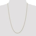 thumbnail image 2 of 14K Rose Gold 1.0mm Diamond Cut Rope 20 Inch, 2 of 5