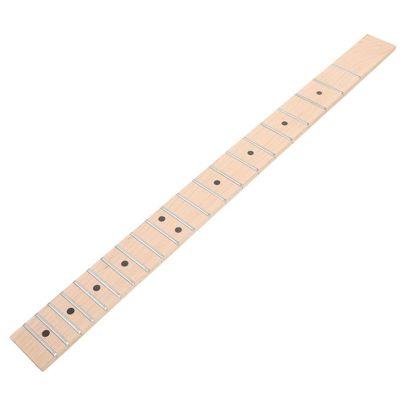 Supvox Wood Guitar Neck Replacement with Beige Fingerboard Easy to Install for Electric Guitar Repair