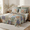 Flower Patchwork-Oversized Queen (110 x 118 inch), variant on Oversized King Bedspreads Patchwork Quilt Set (120x118 Inch)