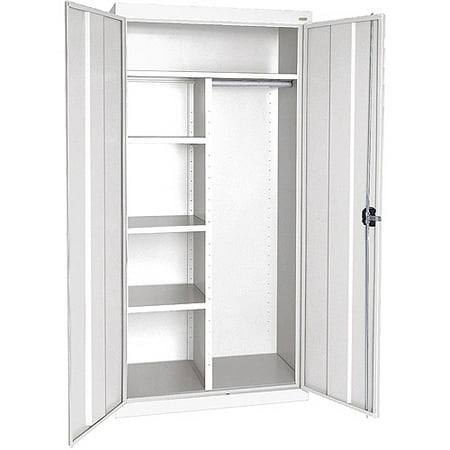 Elite Series Combination Cabinet with Adjustable Shelves, 36"W x 24"D x 78"H, White