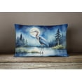 thumbnail image 4 of Carolines Treasures DAC7495PW1216 16 x 12 in. Blue Heron Under the Moonlight Throw Pillow, 4 of 4