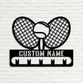 thumbnail image 3 of Handmadetneonsign Tennis Racket Metal Wall Art Light, Tennis Racket Metal Sign Wall Decor, Sport Metal Decor, 3 of 5