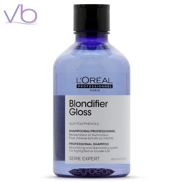 L’Oreal Professionnel Serie Expert Blondifier Gloss Shampoo | Illuminating Shampoo For Cool Blond Hair, 10.1fl.oz.
