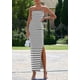 thumbnail image 2 of Vestido PRETTYGARDEN Maxi Ajustado sin Tirantes con Abertura Lateral Talla XL, 2 of 8