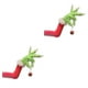thumbnail image 3 of Bearachild Adornos de árbol de Navidad decoración de dormitorio suministros de fiesta de boda para el hogar colgante hecho a mano accesorios de Mano 2Conjunto, 3 of 6