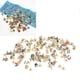 thumbnail image 3 of Stainless Steel Flag Push Pins - 200 Pack with World Map Guide & Storage Box for Office Decor, Bulletin Boards, 3 of 5