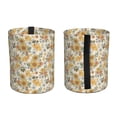 thumbnail image 2 of Naloa Hippie Bee Honeycomb Car Trash Can Garbage Car Accessories Trash Can Car Waste Bin for for Driver and Passenger Any Vehicle, 2 of 7